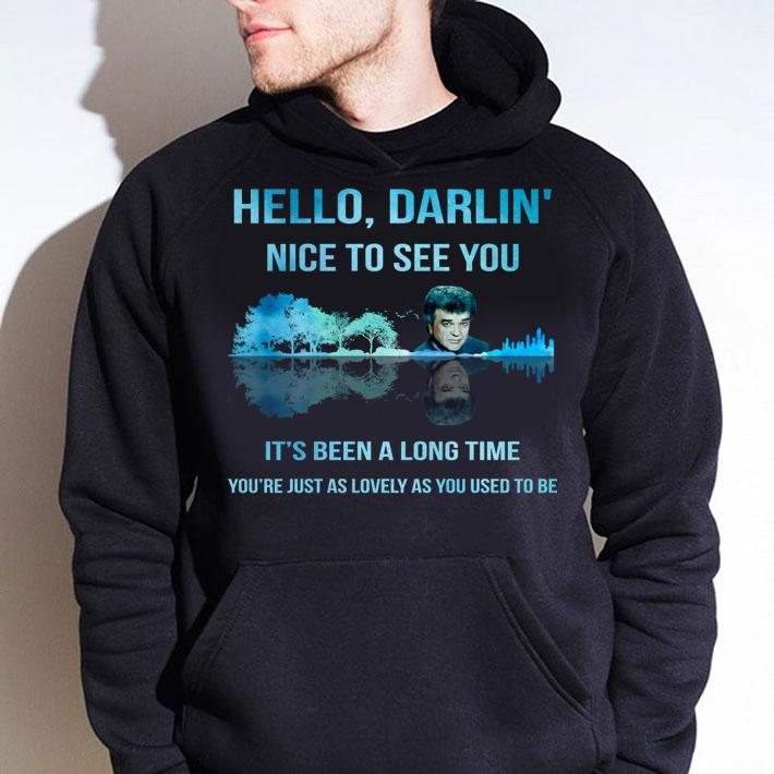 Premium Conway Twitty Hello Darlin’ Nice To See You Guitar Lake t-shirt hoodie