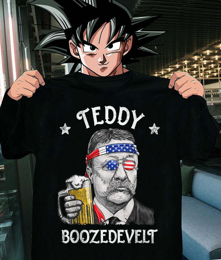 Teddy Boozedevelt Theodore Roosevelt 4Th Of July Drinking t-shirt shirt
