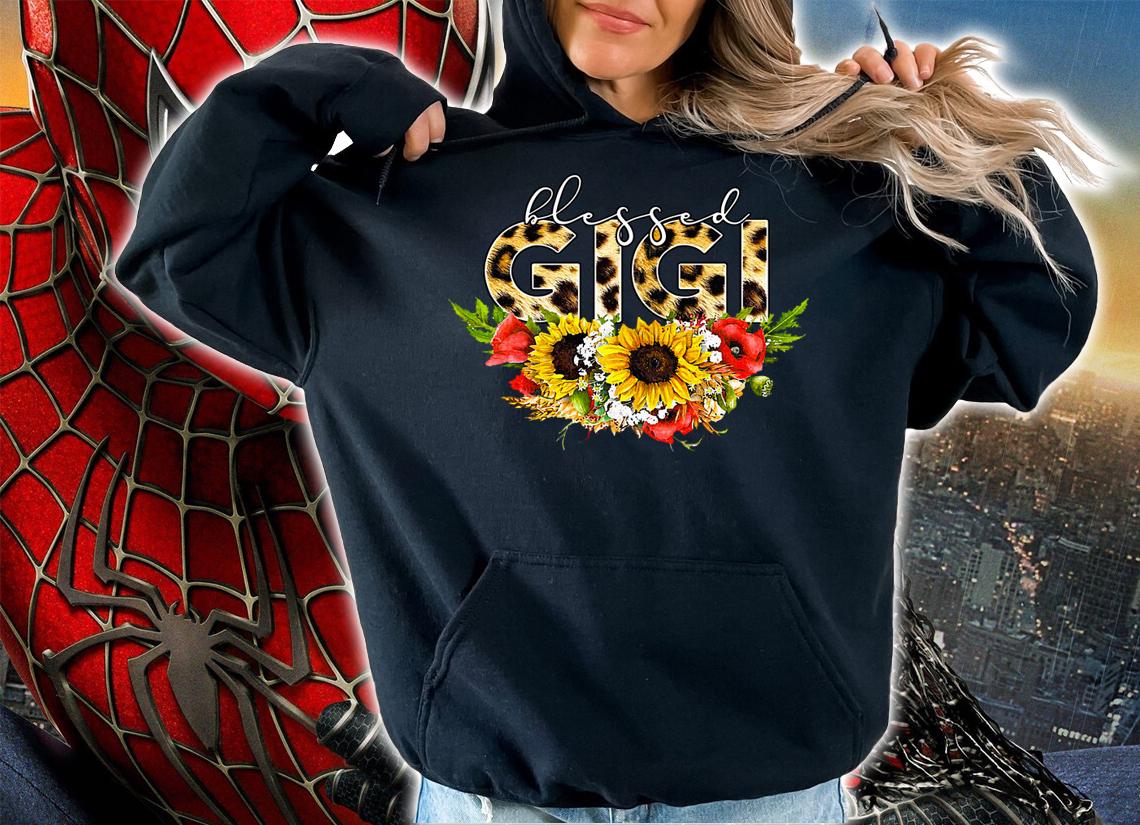 Blessed gigi floral t-shirt hoodie