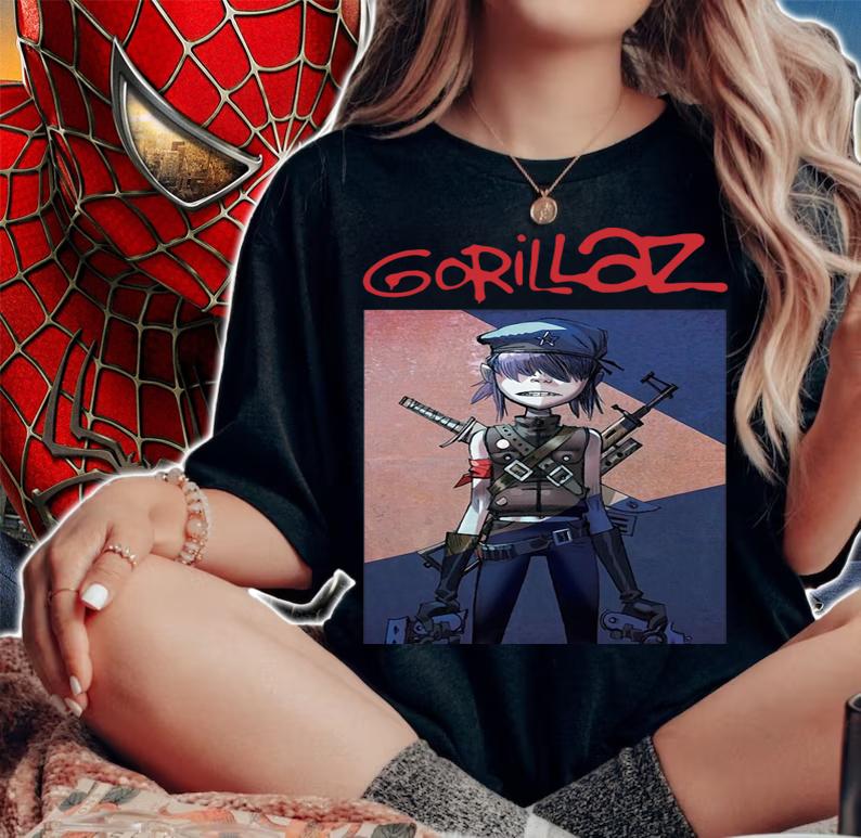 Timothee Chalamet Gorillaz t-shirt woman shirt