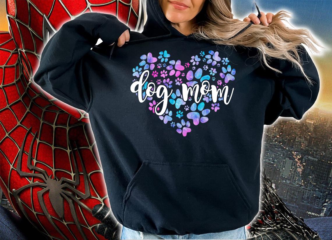 Official Dog Mom Heart t-shirt hoodie