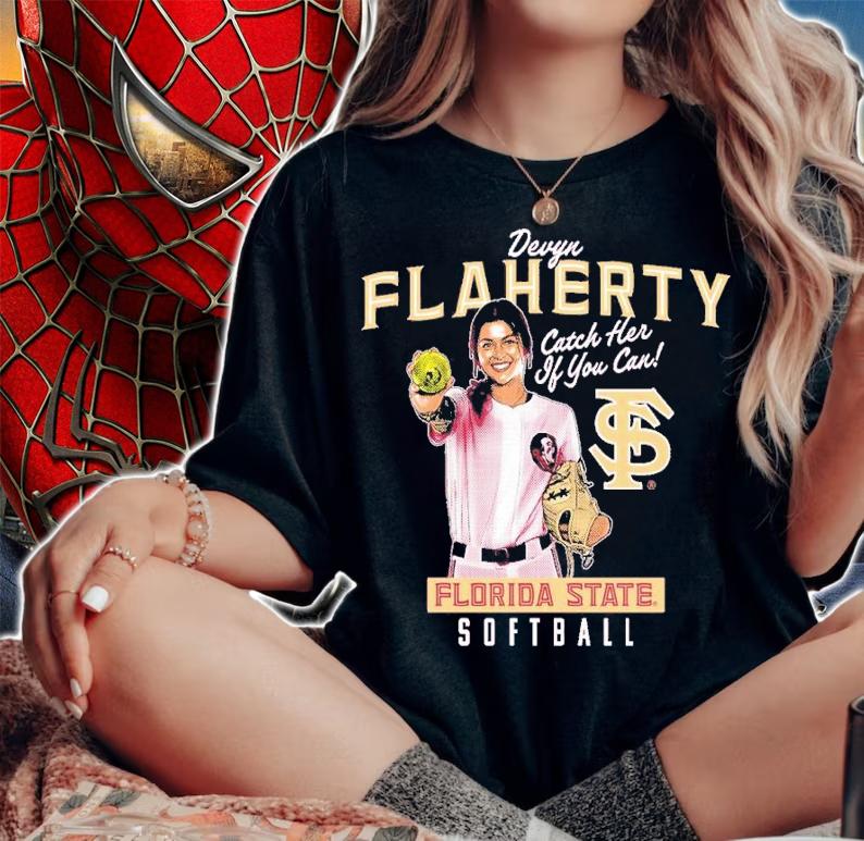 Devyn Flaherty Catch Her If You Can Florida Softball t-shirt woman shirt