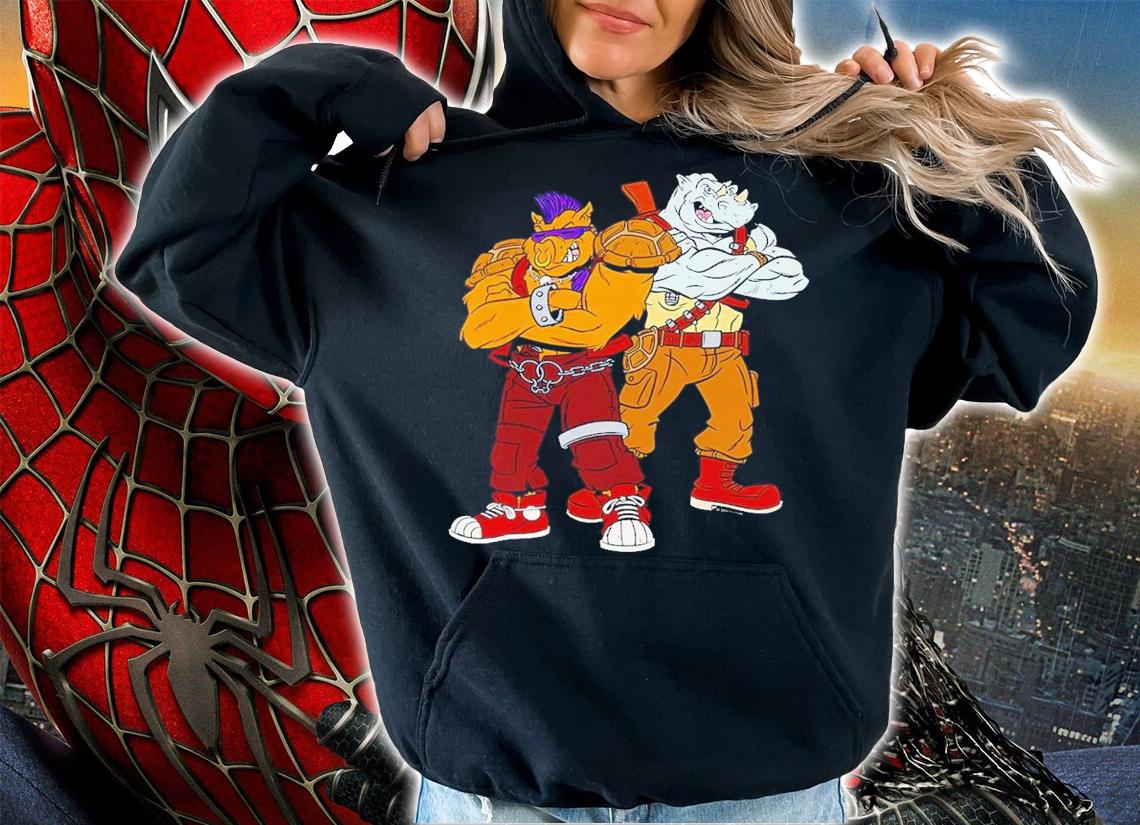 Bebop and Rocksteady Teenage Mutant Ninja Turtles shirt t-shirt hoodie
