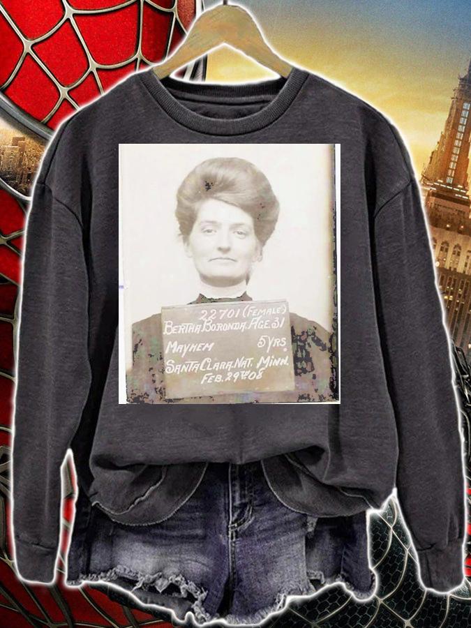 Bertha Boronda Mayhem Santa Clara Nat Minn Shirt t-shirt sweatshirt