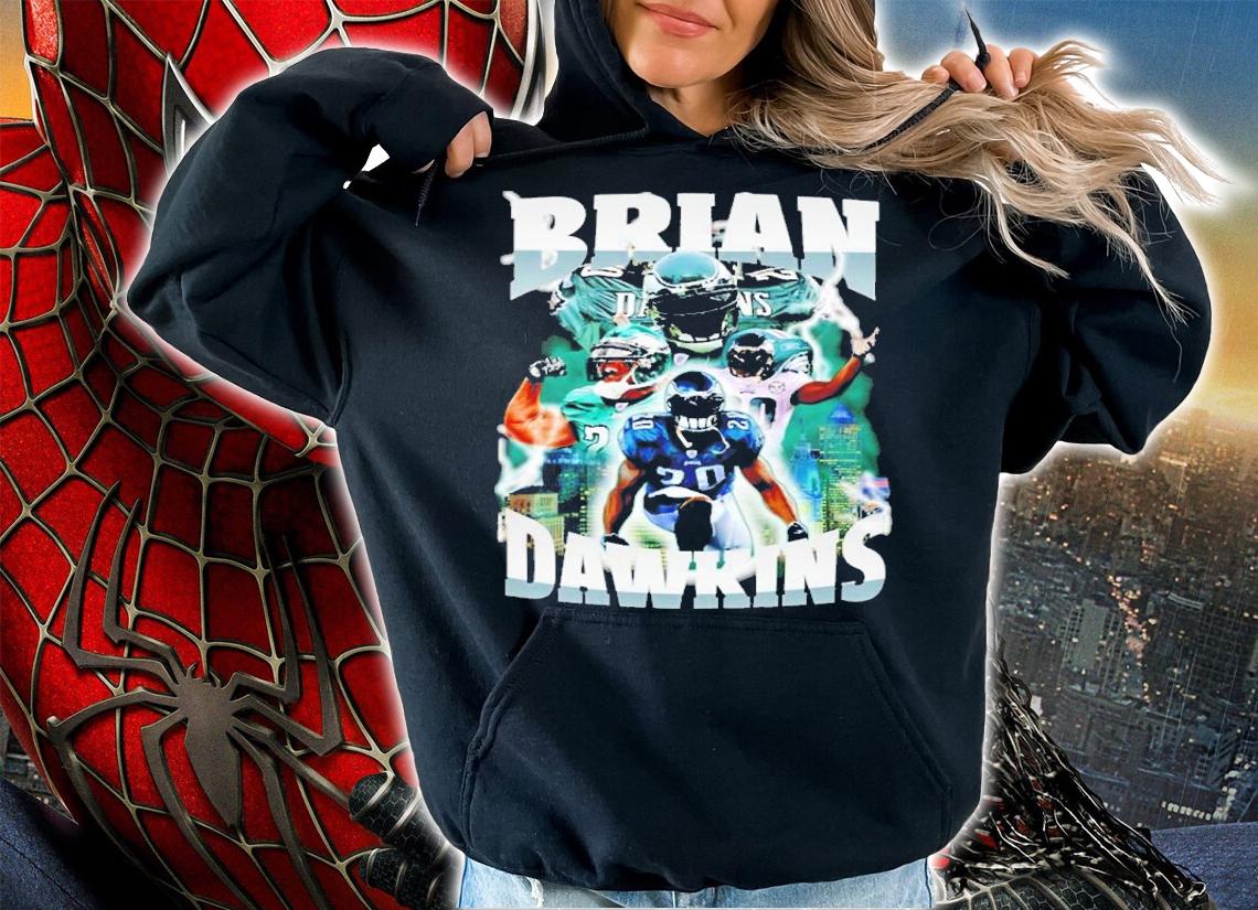 Brian Dawkins 90s Style Bootleg Rap Philadelphia Football NFL Legend Shirt t-shirt hoodie