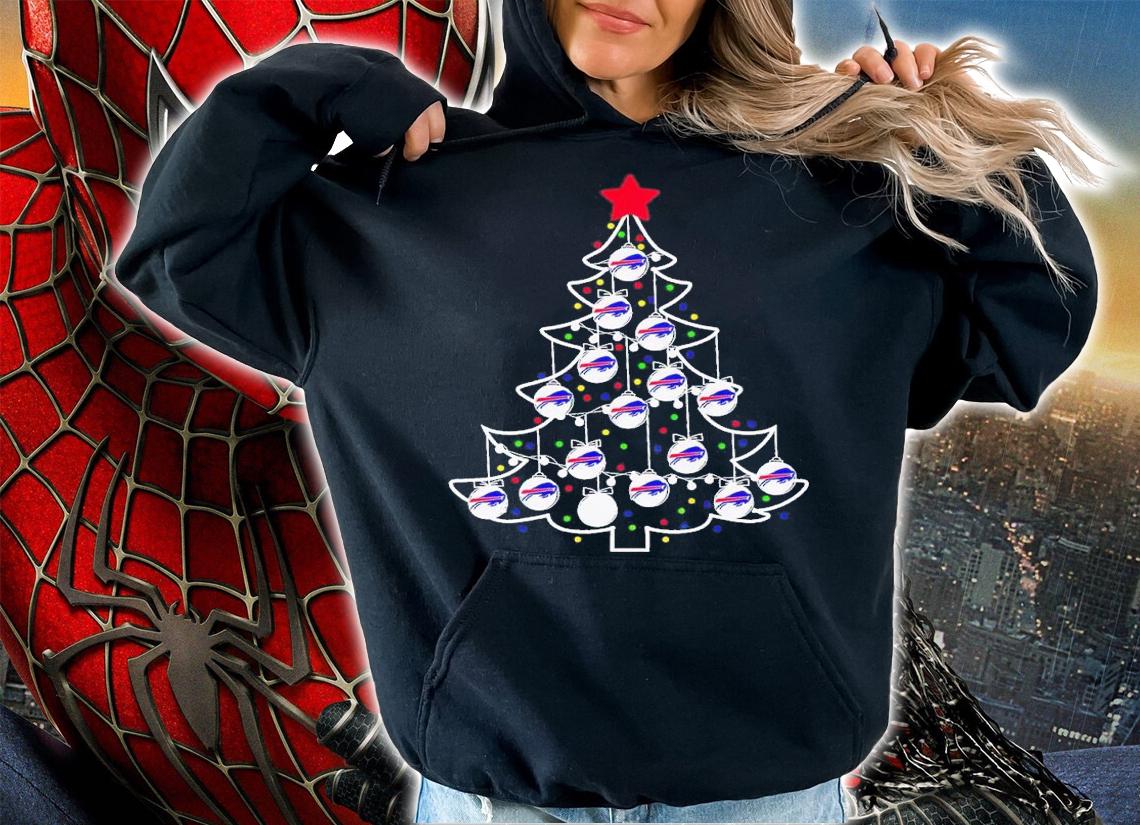 Buffalo Bills Christmas tree 2022 shirt t-shirt hoodie
