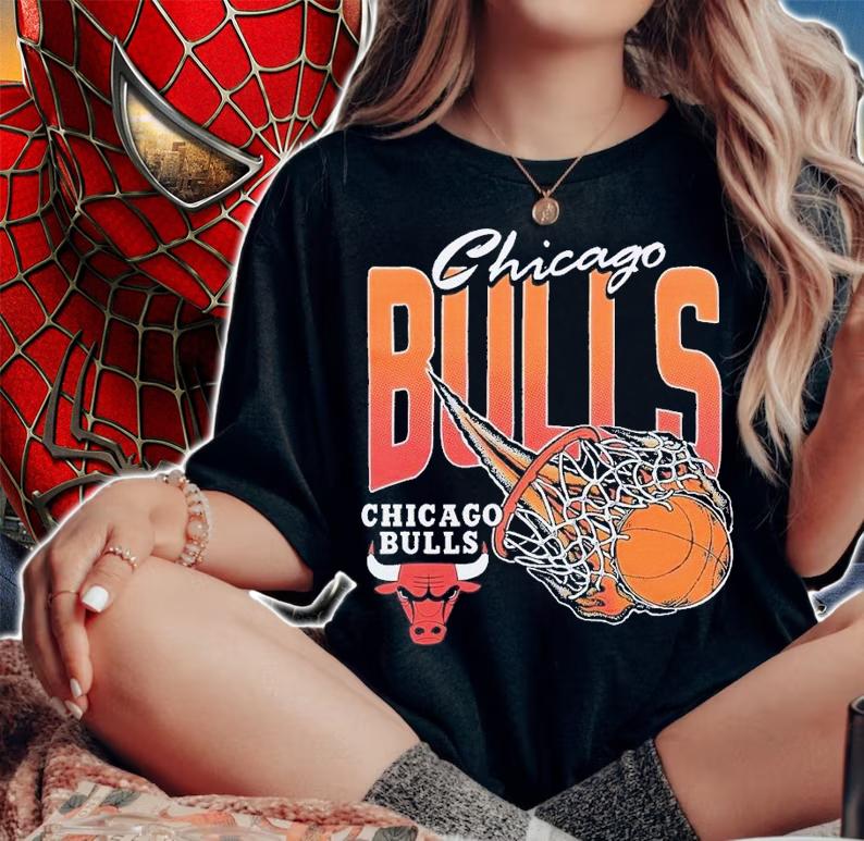 Chicago Bulls On Fire shirt t-shirt woman shirt