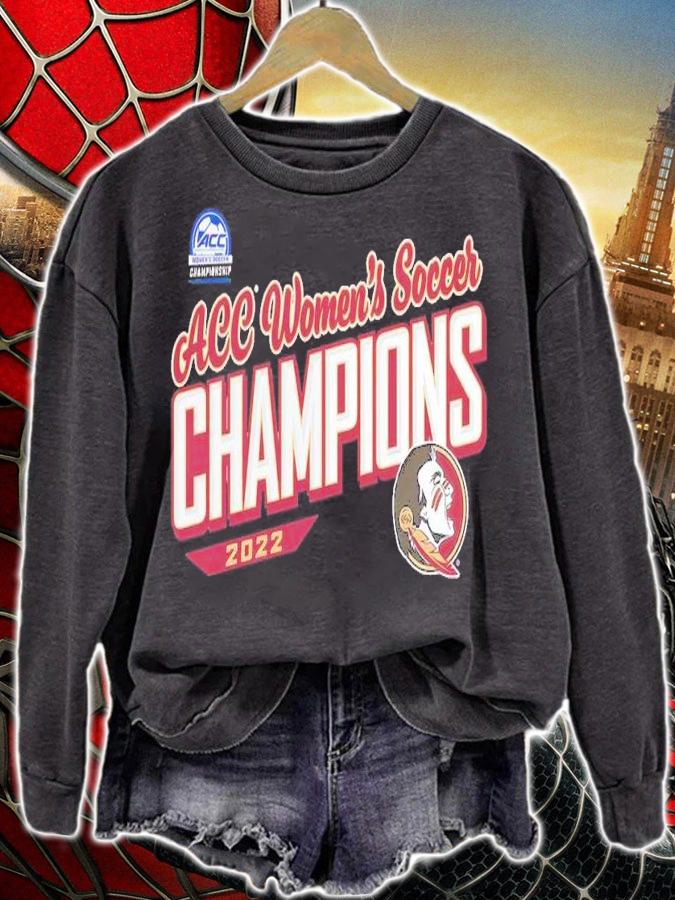 Florida State Seminoles 2022 ACC Women's Soccer Conference Tournament Champions shirt t-shirt sweatshirt