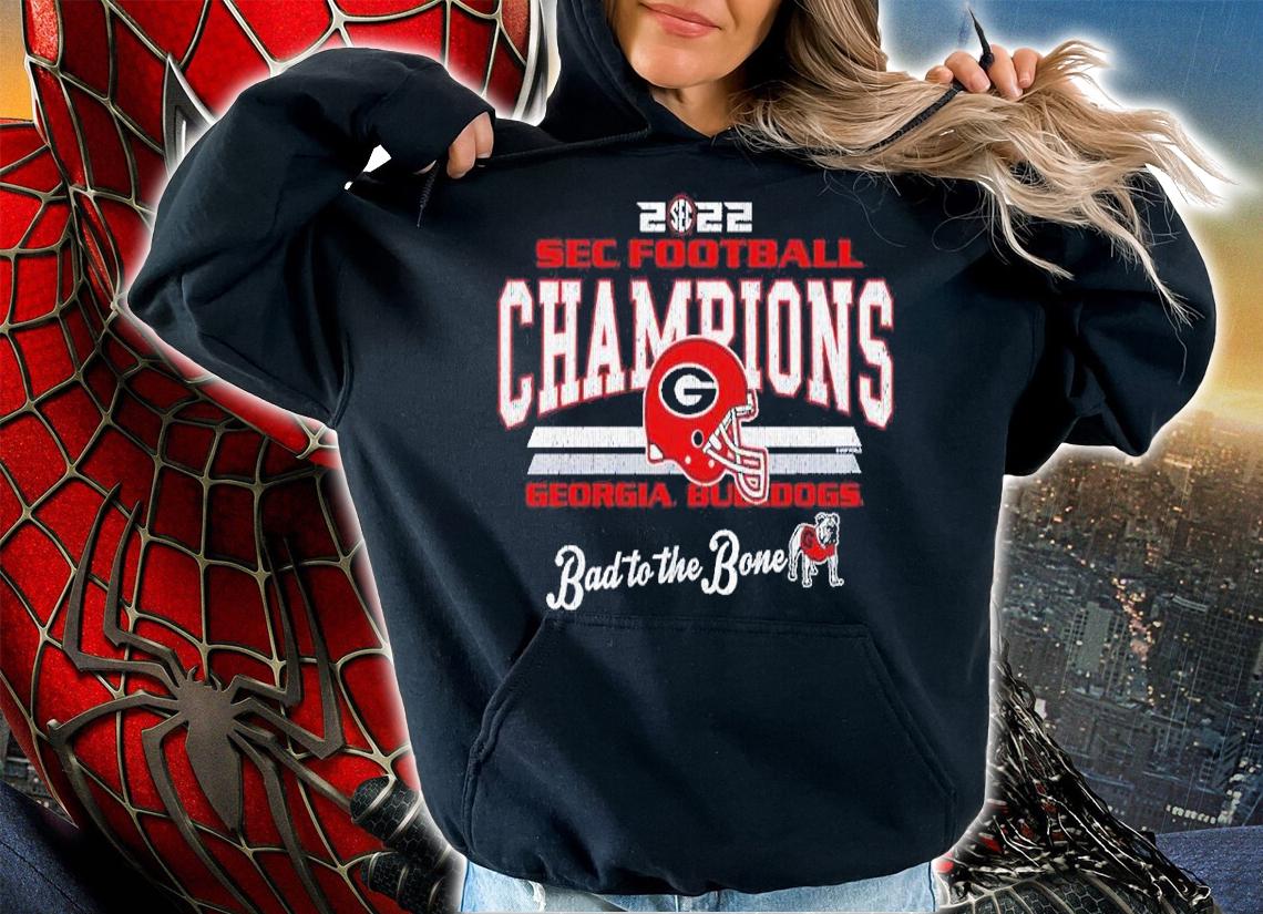 Georgia Bulldogs 2022 SEC Football Conference Champions Stripes shirt t-shirt hoodie