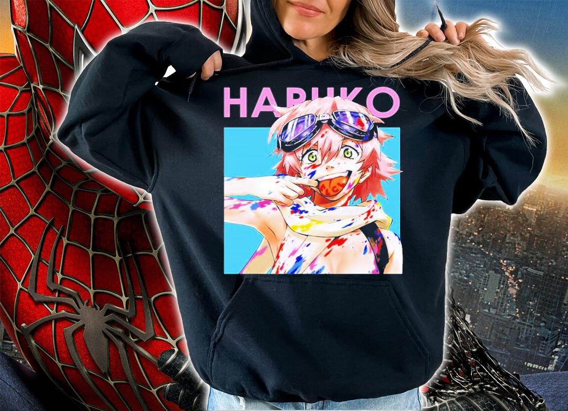Haruko Haruhara Card Anime Flcl Fooly Cooly Shirt t-shirt hoodie