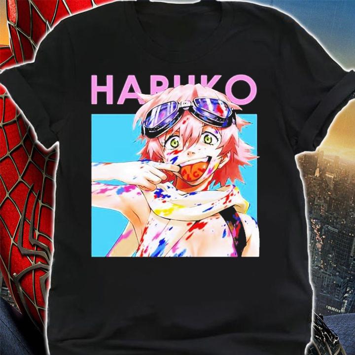 Haruko Haruhara Card Anime Flcl Fooly Cooly Shirt t-shirt shirt