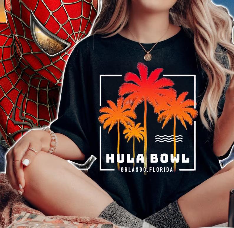 Hula Bowl Miami Palm shirt t-shirt woman shirt