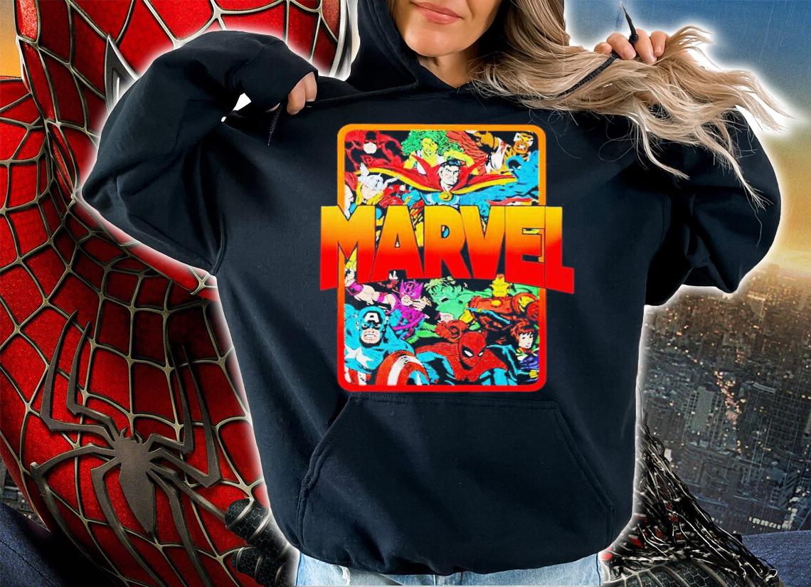 Mario Judah wearing Marvel comics old school characters shirt t-shirt hoodie