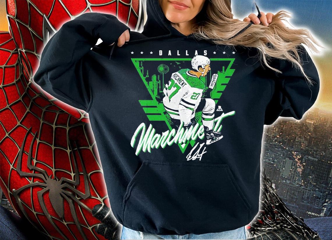 Mason Marchment Dallas Triangle Retro Hockey Shirt t-shirt hoodie