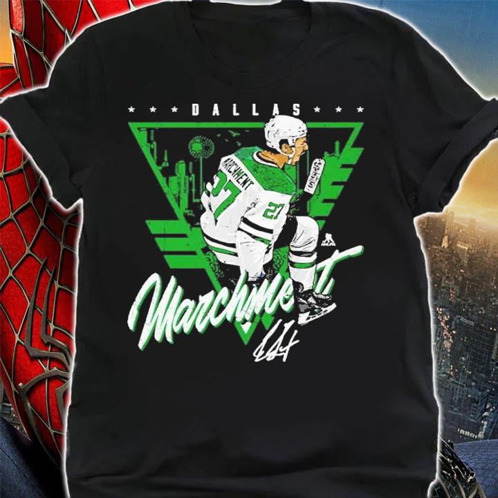 Mason Marchment Dallas Triangle Retro Hockey Shirt t-shirt shirt