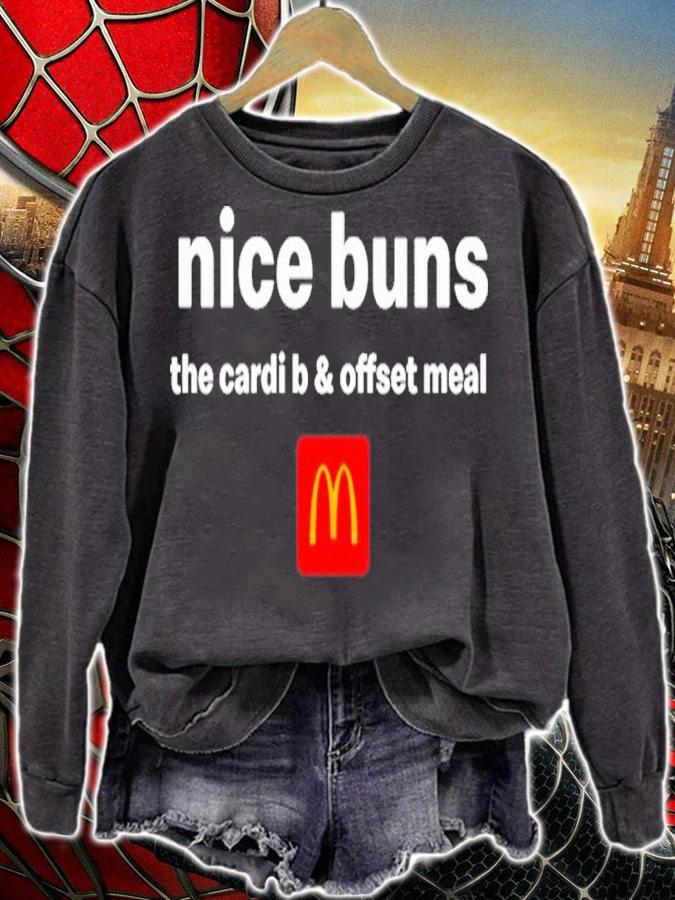 McDonalds Nice Buns The Cardi B And Offset Meal Shirt t-shirt sweatshirt
