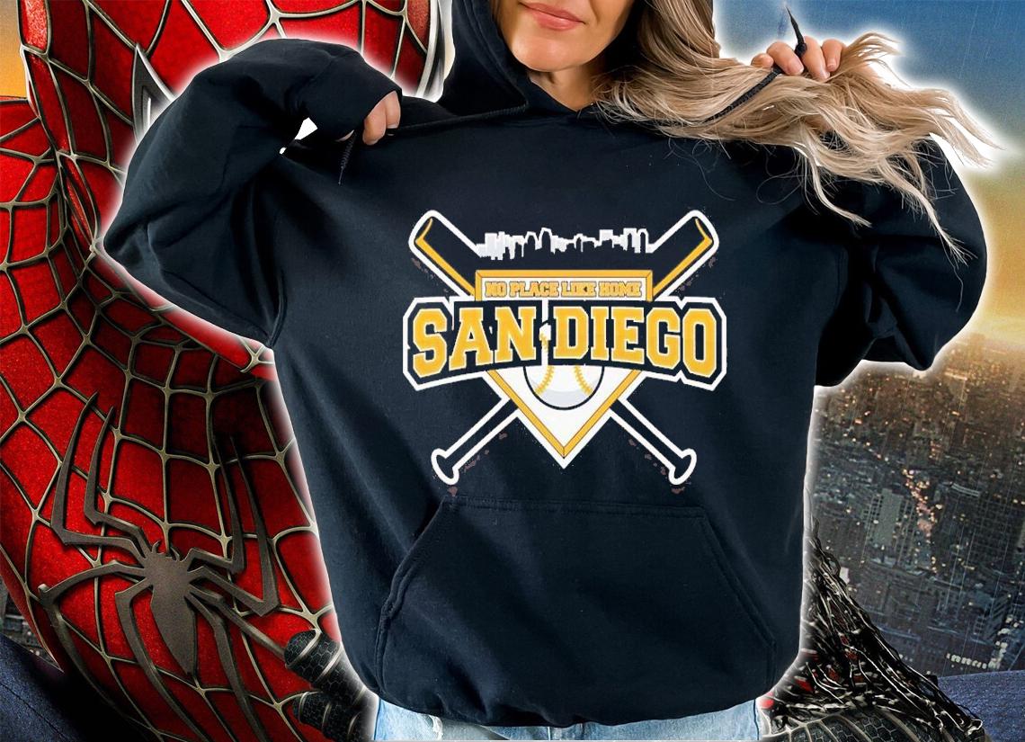 No Place Like Home San Diego Baseball shirt t-shirt hoodie