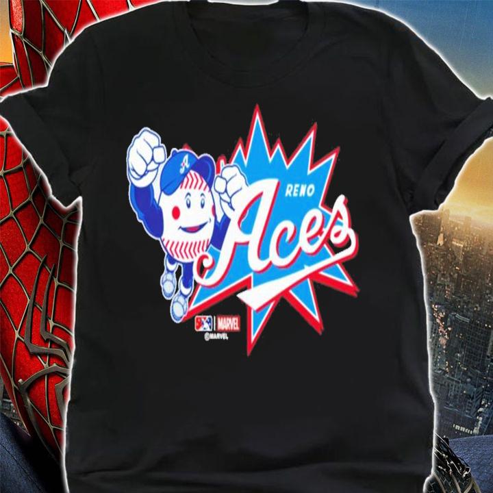 Milb Reno Aces Marvel's Defenders Of The Diamond T-Shirt t-shirt shirt