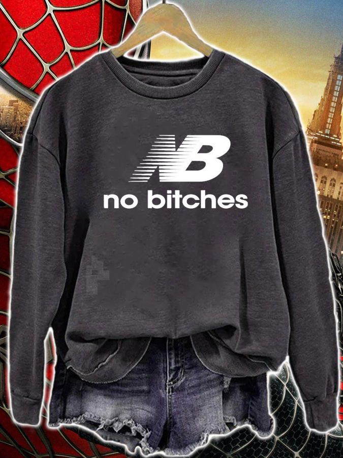 NB No Bitches logo new shirt t-shirt