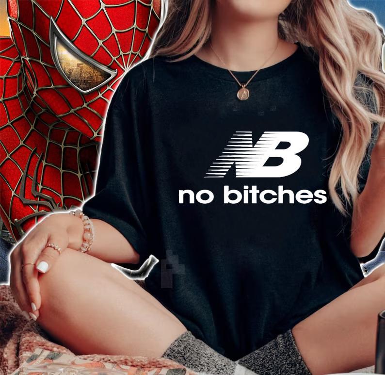 NB No Bitches logo new shirt t-shirt