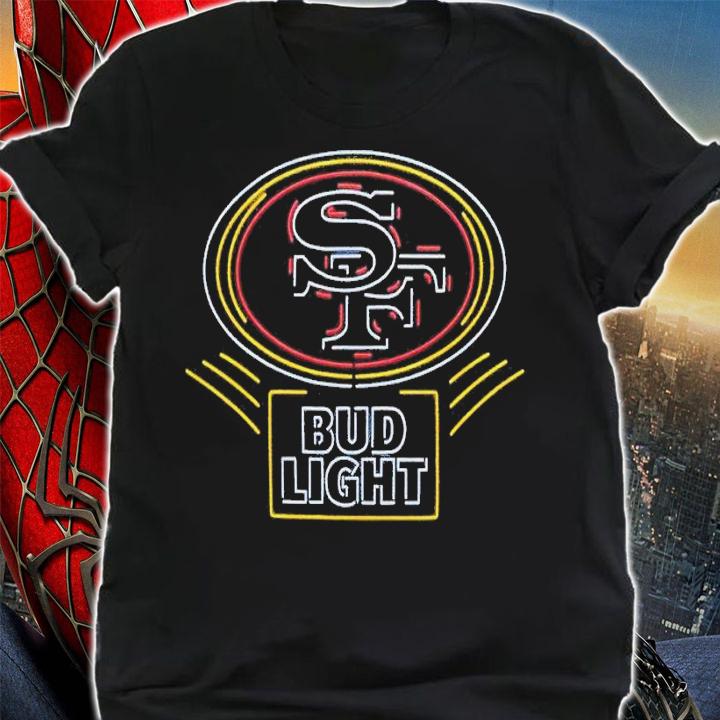 NFL X Bud Light X 49ers shirt t-shirt