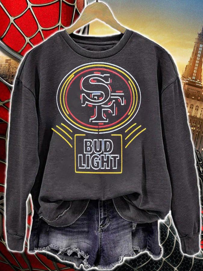 NFL X Bud Light X 49ers shirt t-shirt