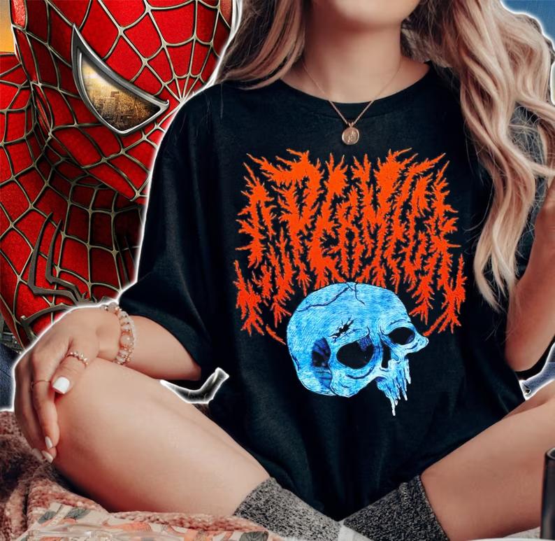 Skull Supermetal shirt t-shirt