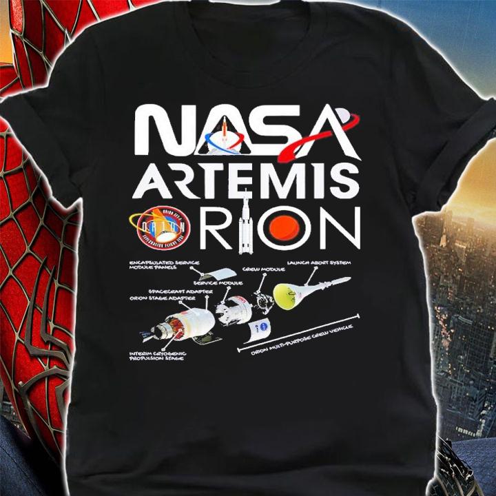 Orion Space Launch System SLS Schematics shirt t-shirt