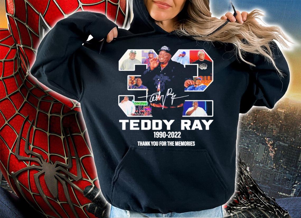 Teddy Ray 1990-2022 Signature Thank You For The Memories Shirt t-shirt
