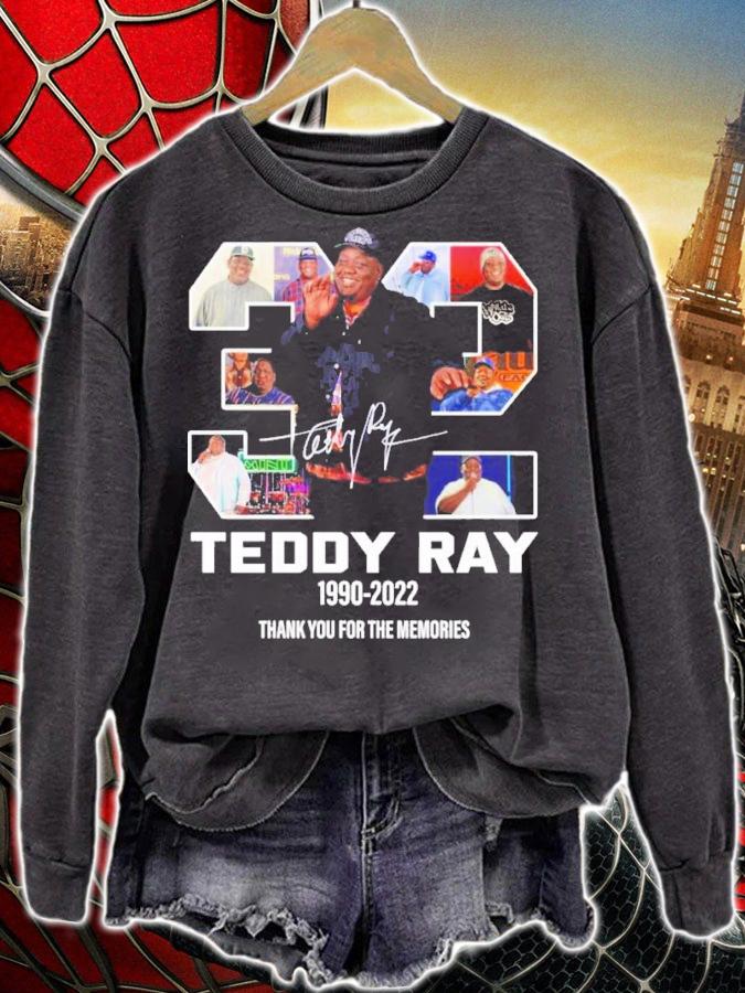 Teddy Ray 1990-2022 Signature Thank You For The Memories Shirt t-shirt