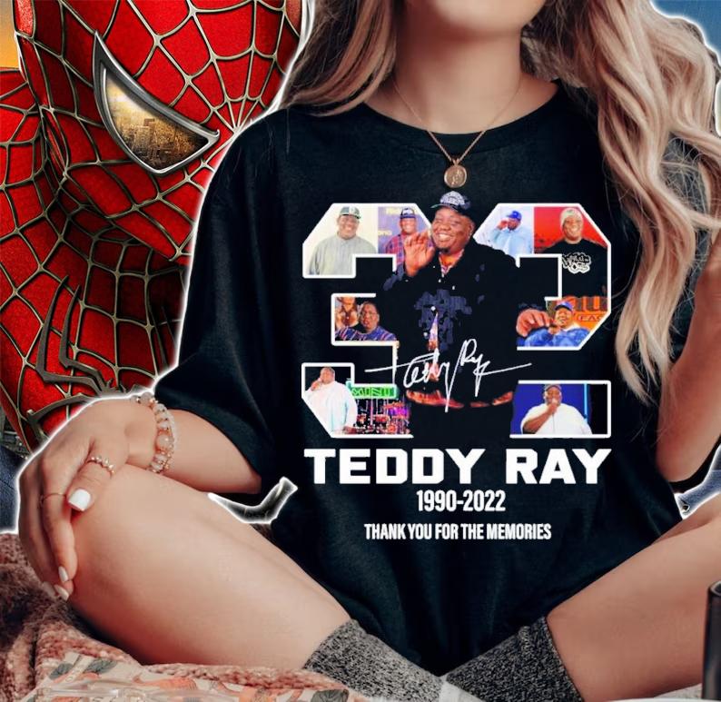 Teddy Ray 1990-2022 Signature Thank You For The Memories Shirt t-shirt