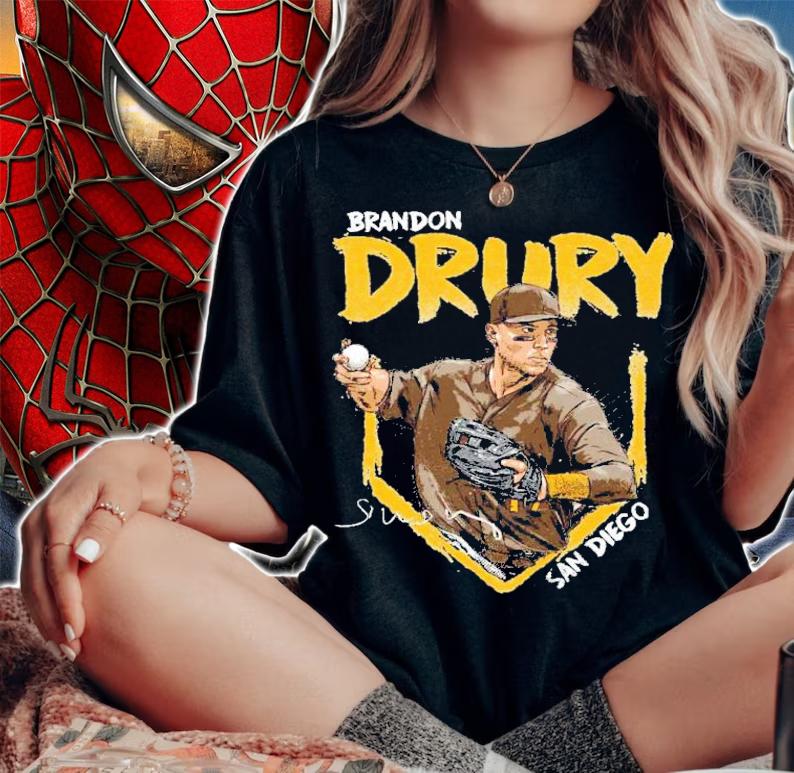 Brandon Drury San Diego Baseball Signature Shirt t-shirt