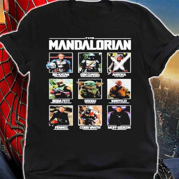 Character The Mandalorian Grid Star Wars T-Shirt t-shirt