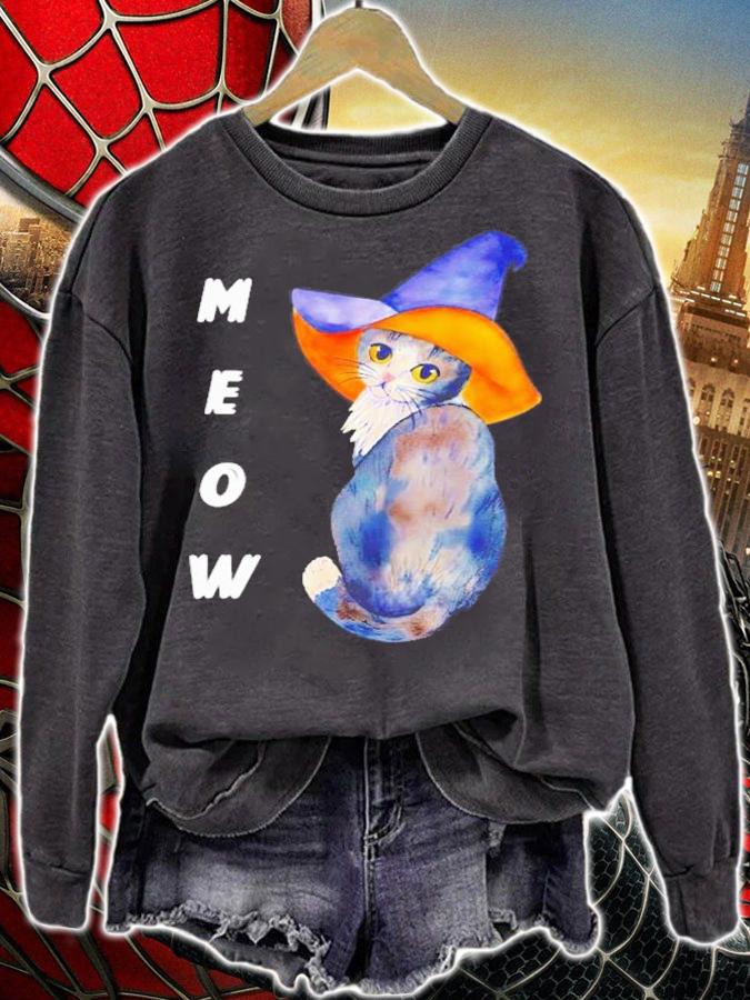 Meow Twwt Meow Kitty Cat Cap T-Shirt t-shirt