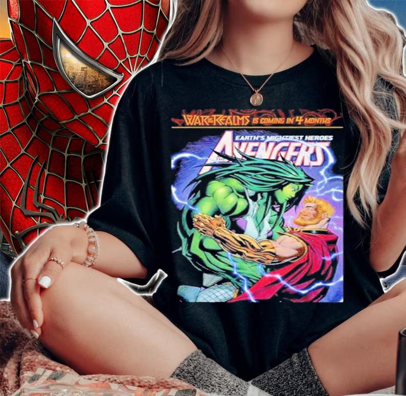 Marvel Hulk She Hulk Avengers shirt t-shirt