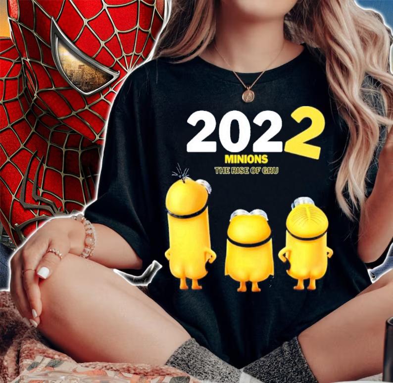 Minions 2022 Gru Shirt The Rise Of Gru Shirt t-shirt woman shirt