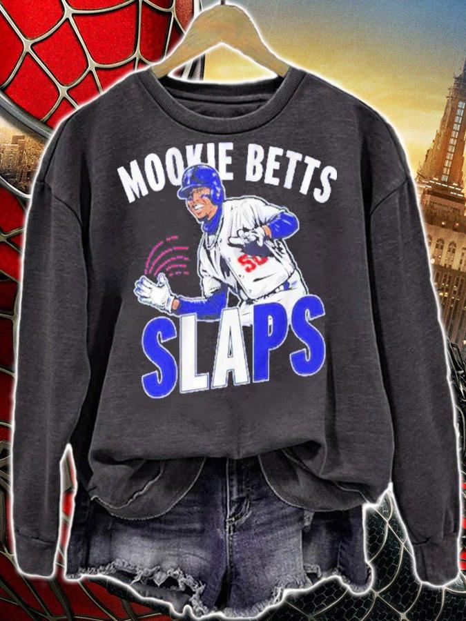 Mookie Betts Los Angeles Baserball Mookie Betts Slaps Shirt t-shirt sweatshirt