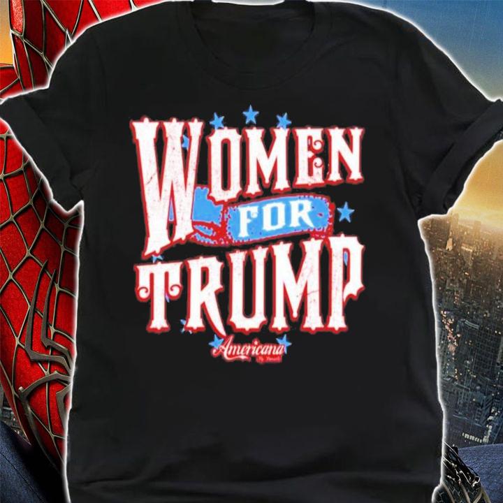 Americana Danielle D'souza Gill Women For Trump T-Shirt t-shirt shirt