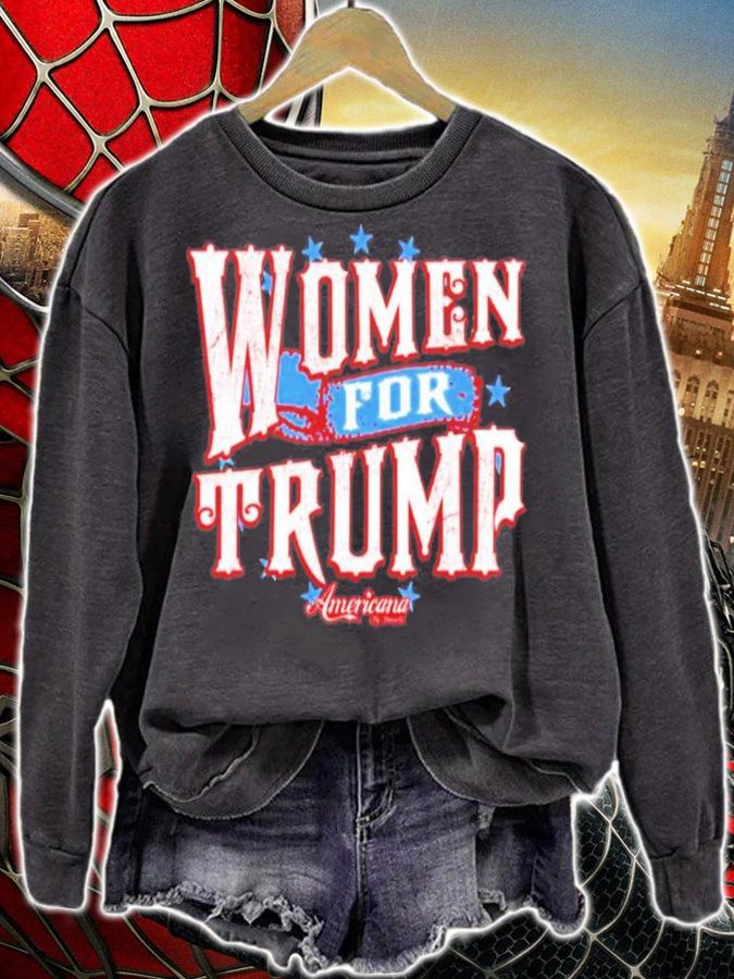 Americana Danielle D'souza Gill Women For Trump T-Shirt t-shirt sweatshirt