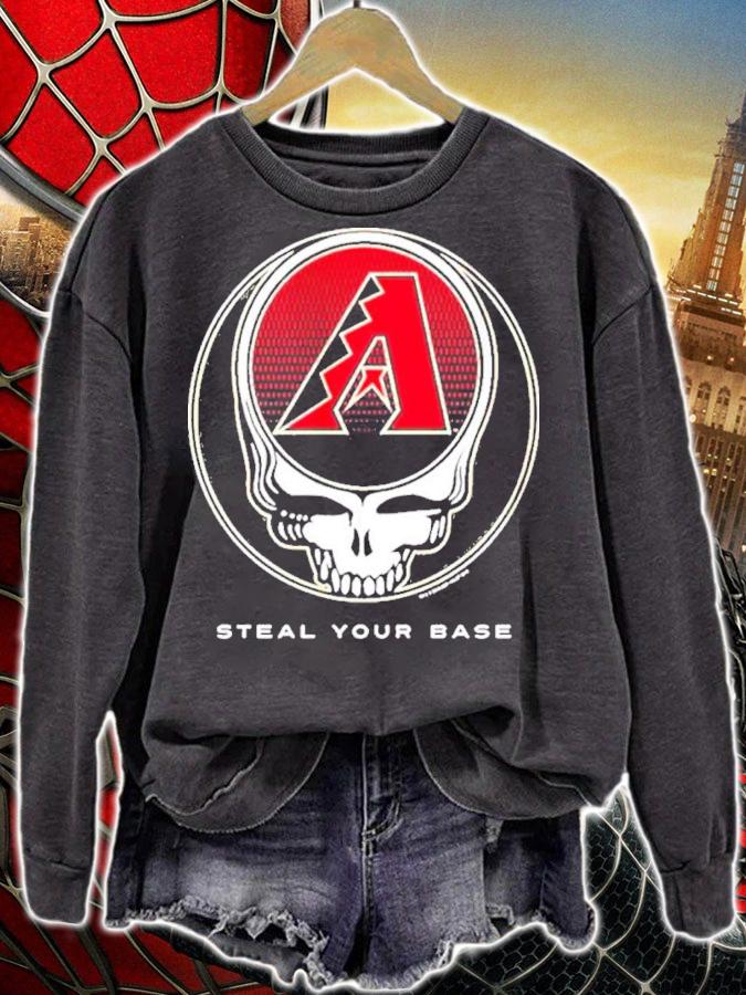Arizona Diamondbacks Grateful Dead Steal Your Base Shirt t-shirt sweatshirt