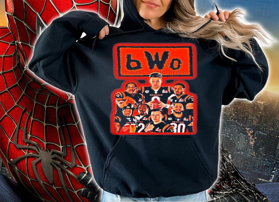 BWO Bengal World Order Cincinnati Sports With Strawberry Ice Shirt t-shirt hoodie