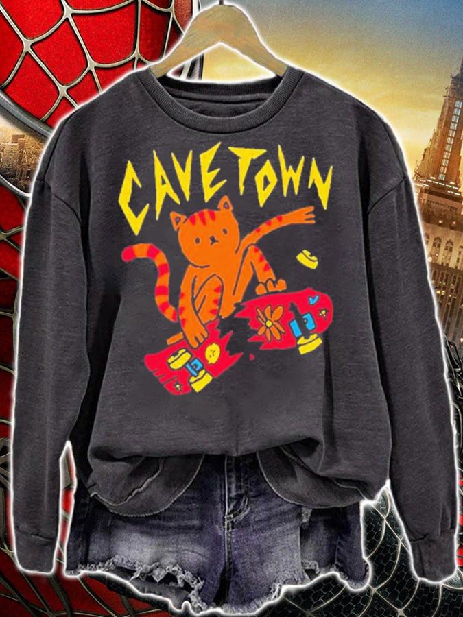 Cavetown Skate Cat Addison Grace T-Shirt t-shirt sweatshirt