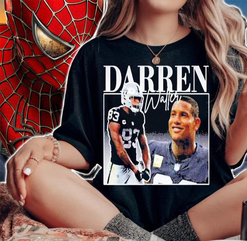 Darren Waller Las Vegas Raiders Vintage Retro 90s shirt t-shirt