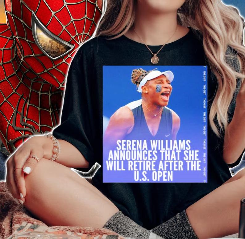 Serena Williams Announces That She Will Retire After The US Open Shirt t-shirt