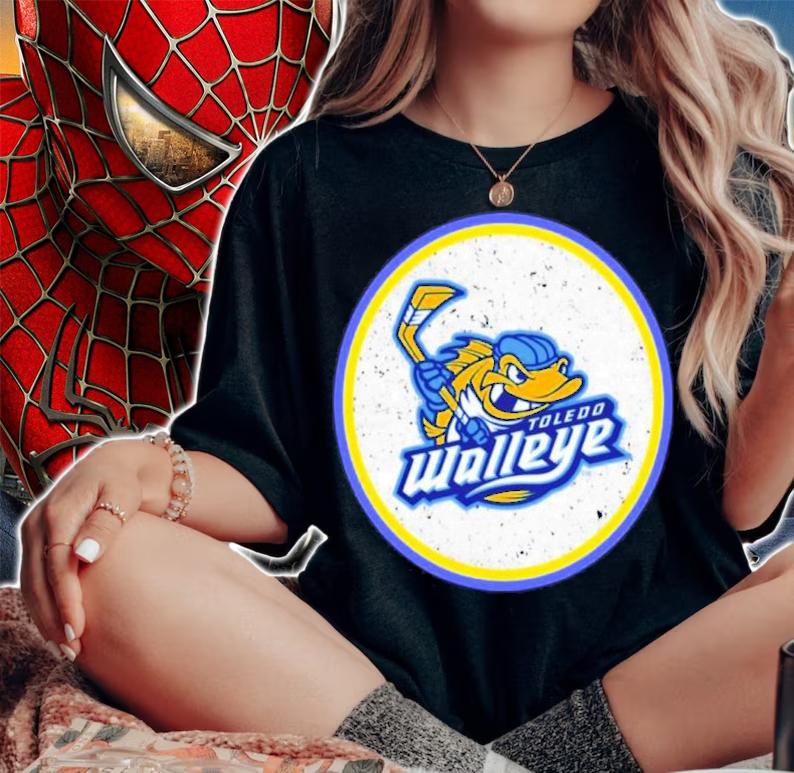 Toledo Walleye Circle Youth Logo Shirt t-shirt woman shirt
