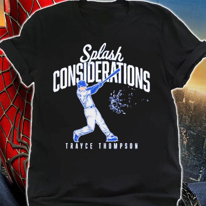 Trayce Thompson Splash Considerations Baseball Shirt t-shirt
