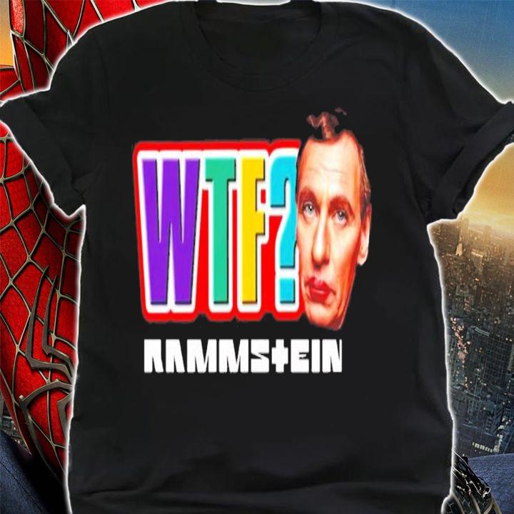 WTF North America Rammstein Rammstein Band Tour 2022 T-Shirt t-shirt shirt