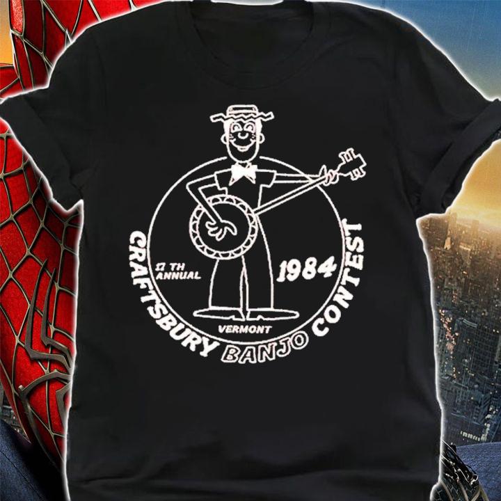 Craftsbury Banjo Contest 1984 Shirt t-shirt