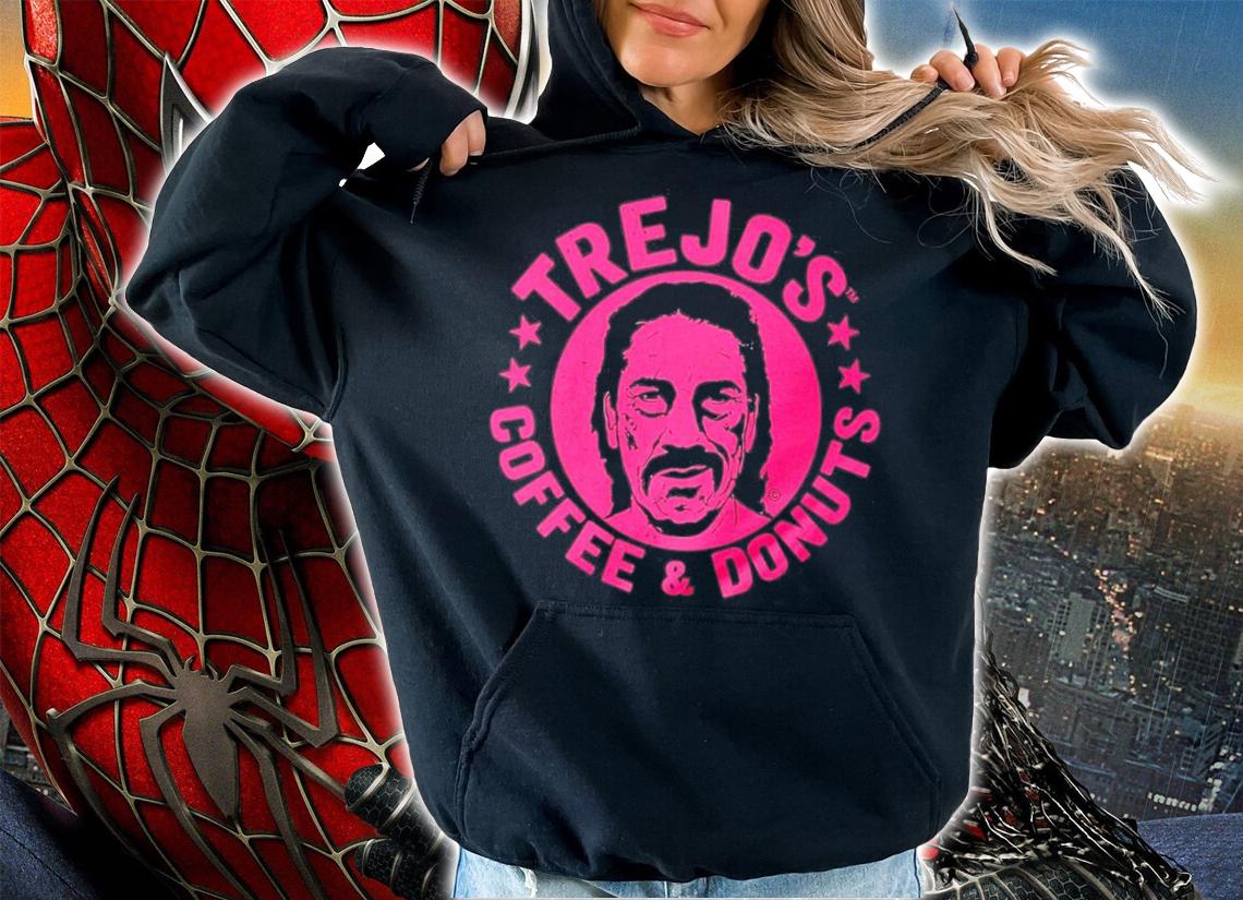 Danny Trejo Trejo's Coffee And Donuts T-Shirt t-shirt hoodie