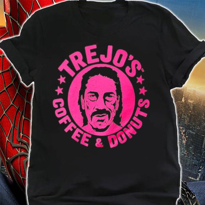 Danny Trejo Trejo's Coffee And Donuts T-Shirt t-shirt shirt